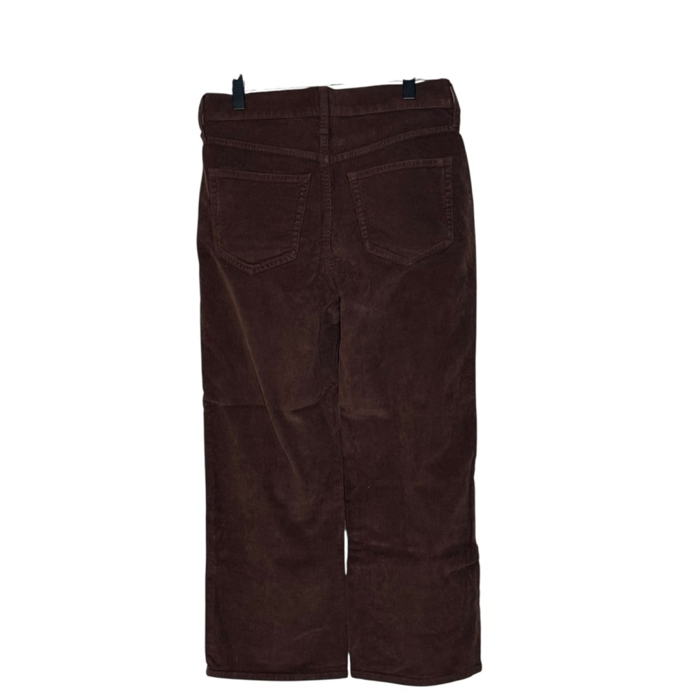 J. Crew Slim Wide Leg Stretch Corduroy Pants NWT 25P Brown - Picture 5 of 11